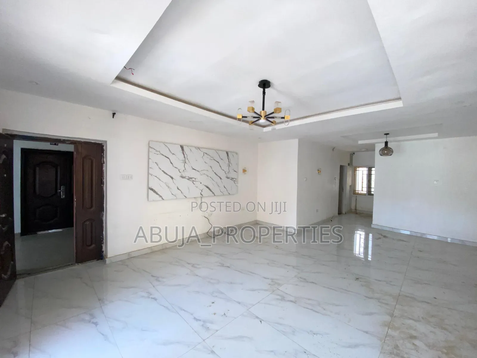 2bdrm Apartment in In A Secured Estate, Guzape District for rent