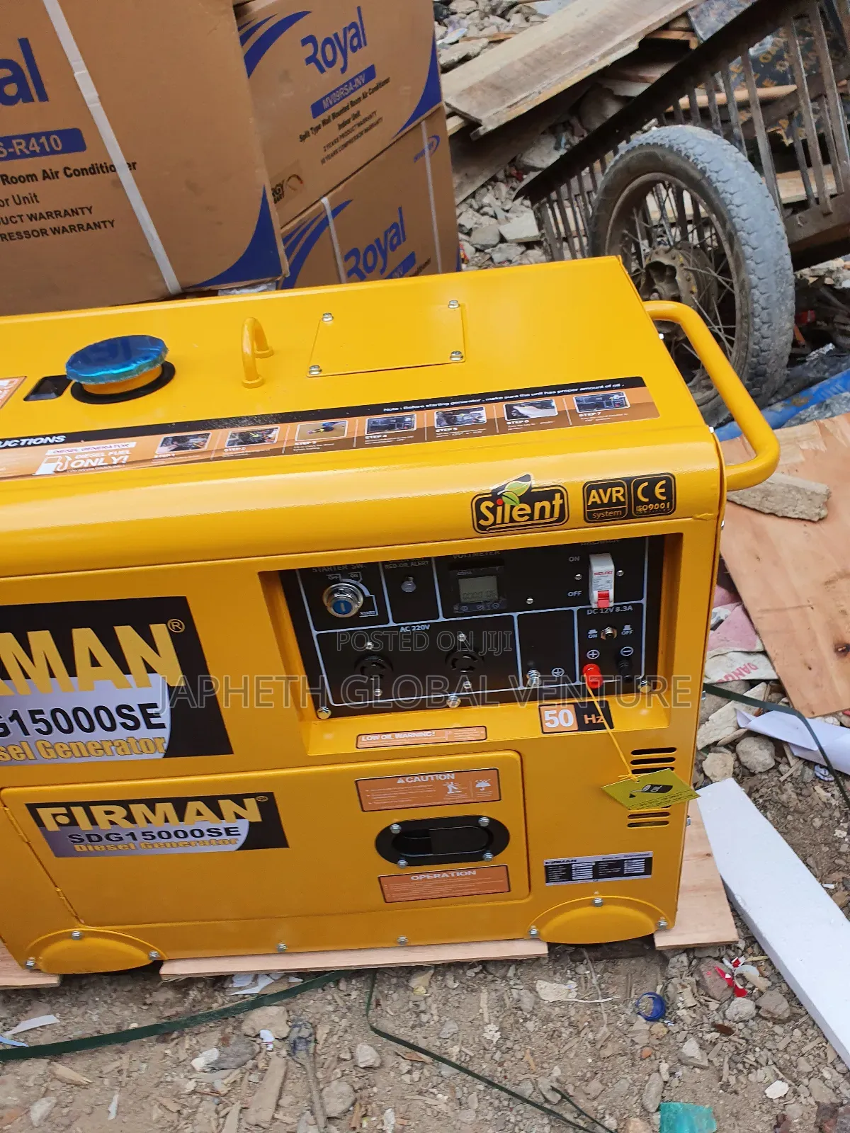 High Performance Firman Sdg15000se Soundproof Generator