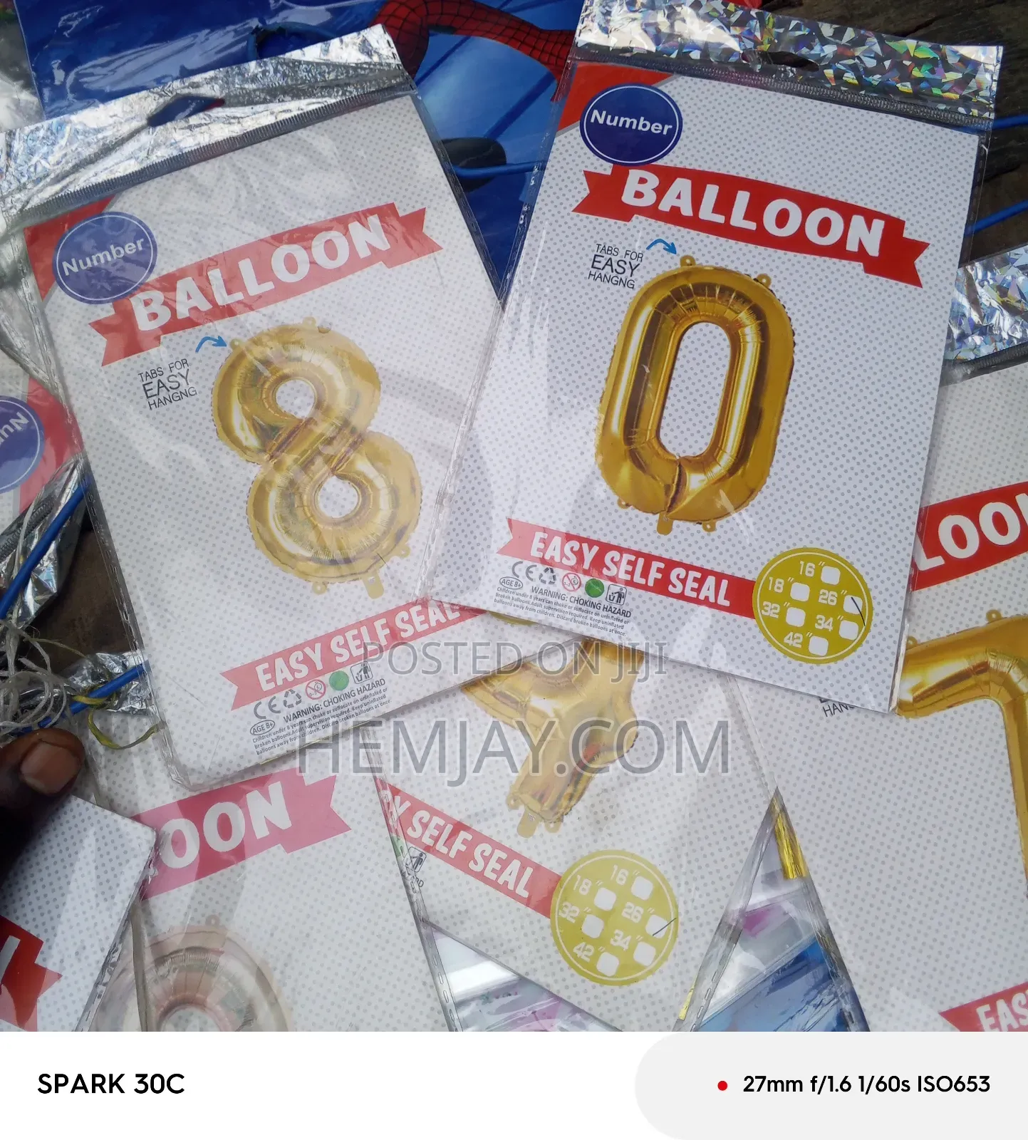 Number Balloon for Birthday Parties, Occasion and Celebration
