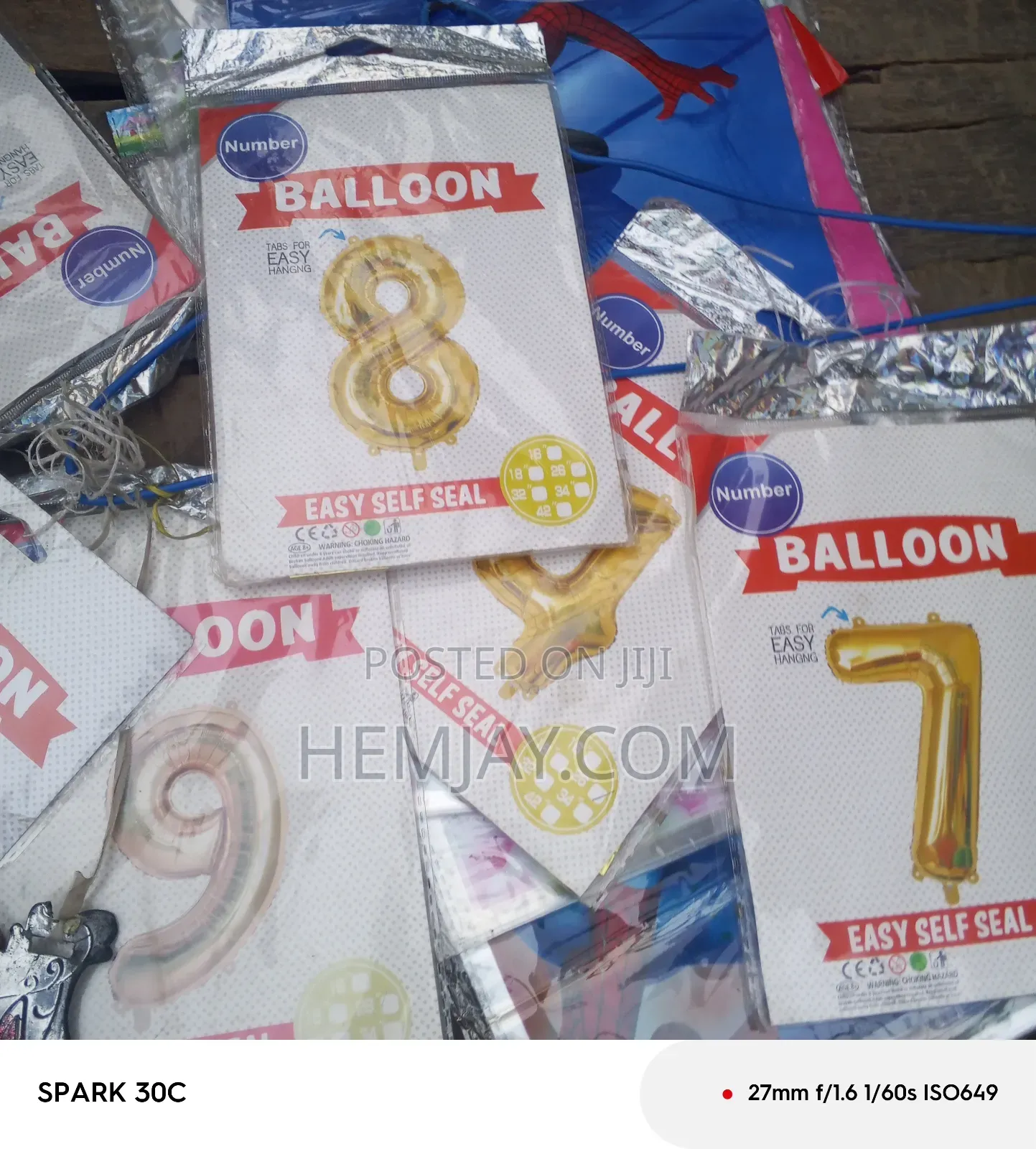 Number Balloon for Birthday Parties, Occasion and Celebration