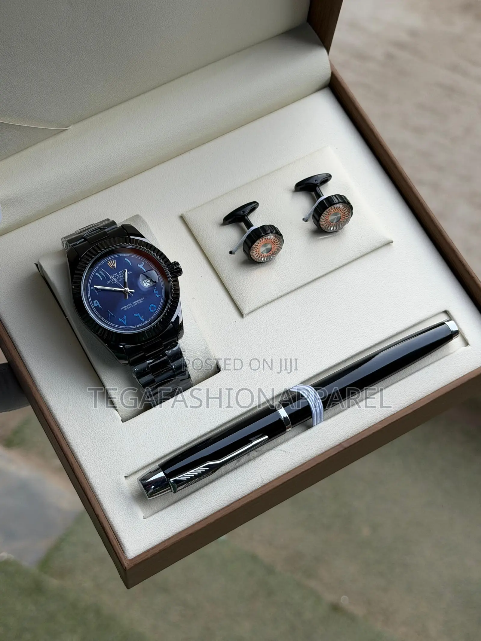 Rolex Wristwatch With Cufflinks Pen