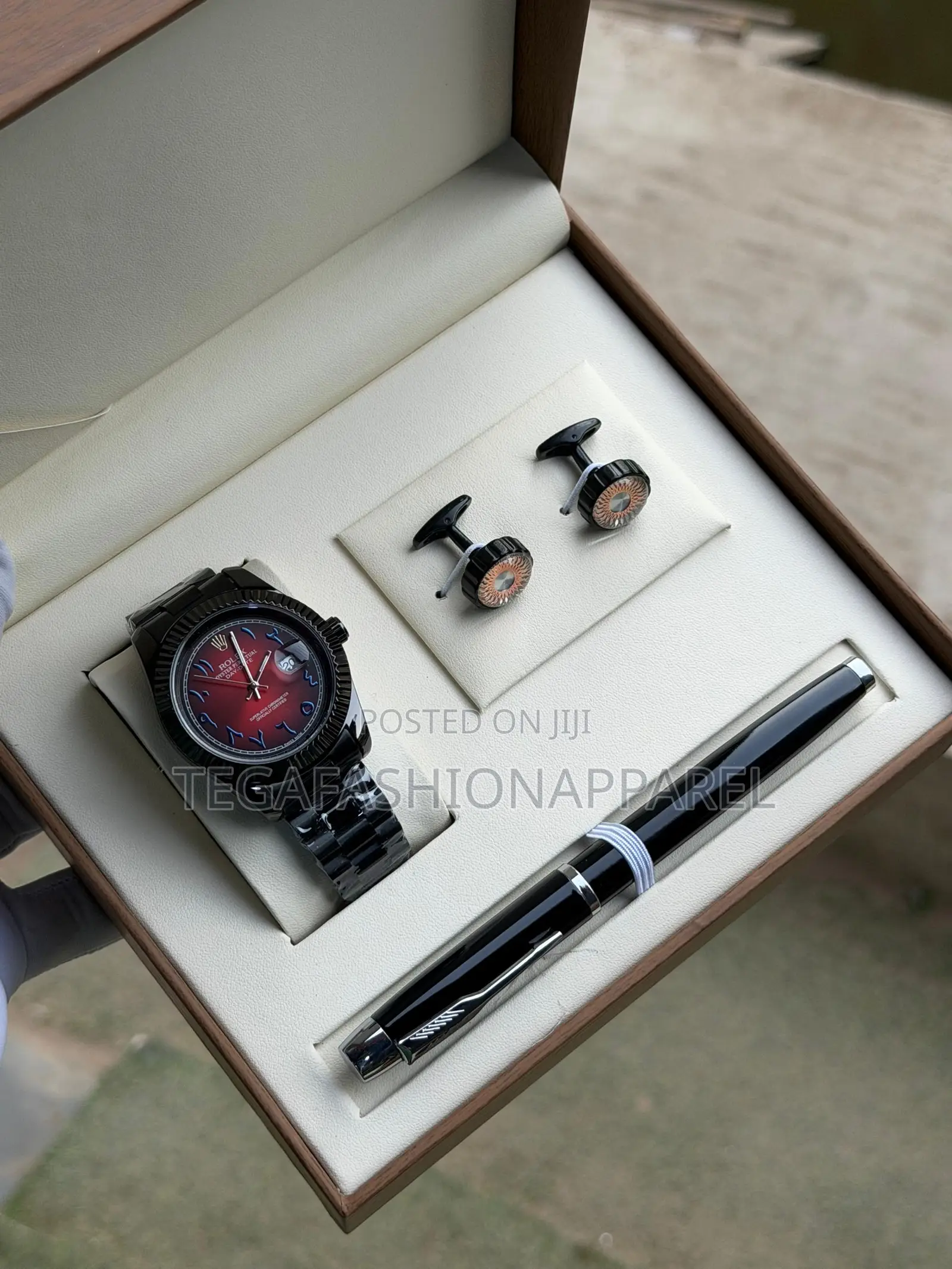 Rolex Wristwatch With Cufflinks Pen