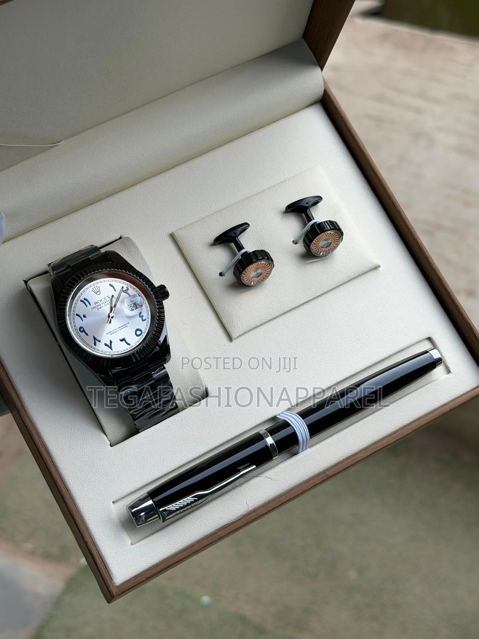 Rolex Wristwatch With Cufflinks Pen