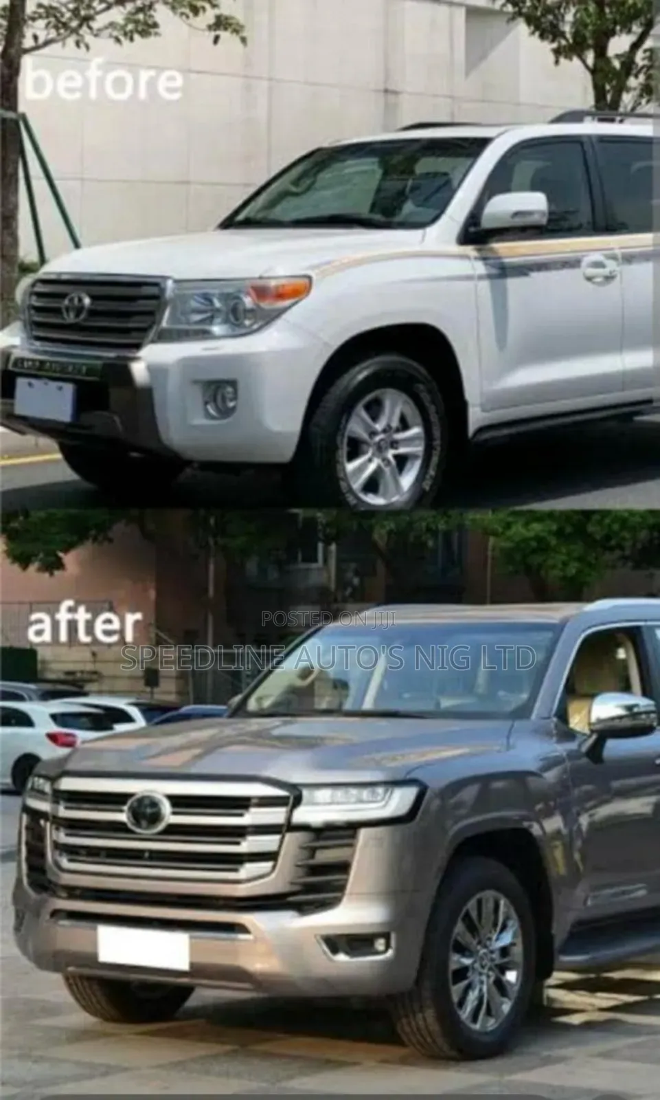 Complete Body Upgrade Kit Toyota Land Cruiser 2008 To 2025 Model