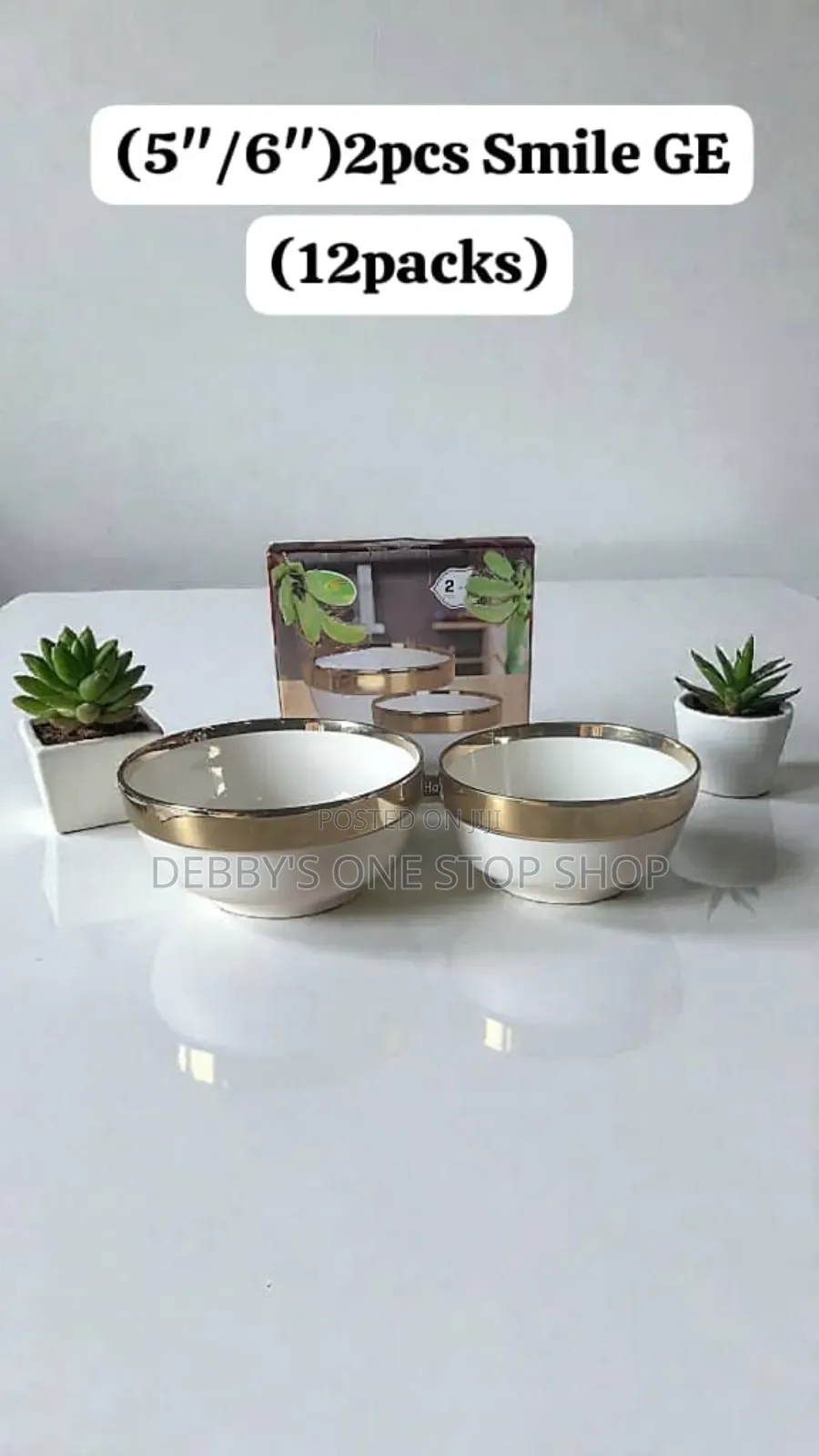 2 in 1 Golden Tip Smile Bowl