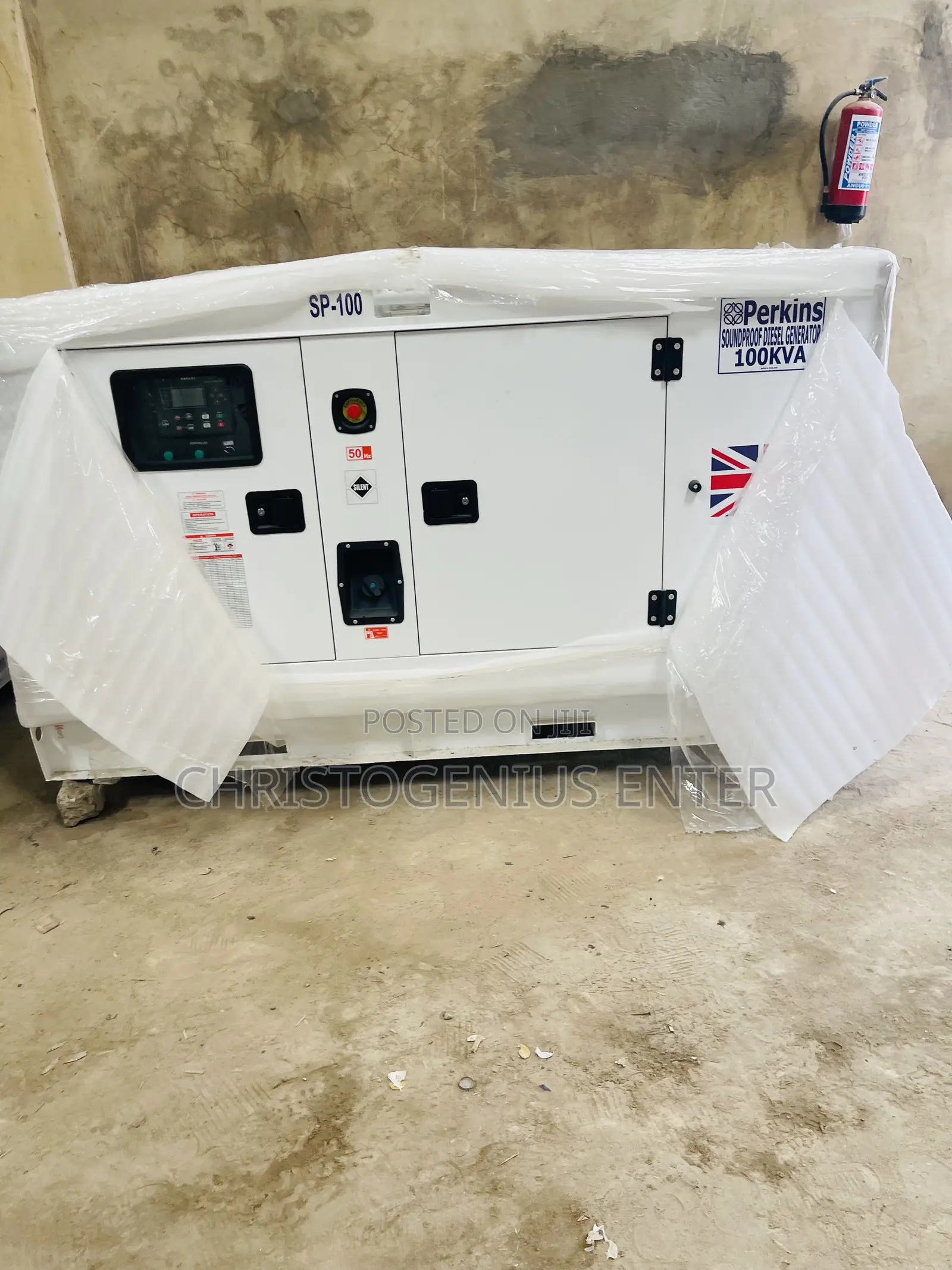 ~100kva Perkins Soundproof Generator England