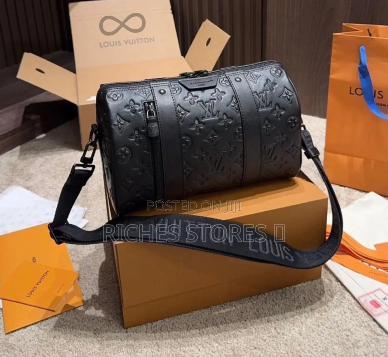 The City Keep-All Monogram Shadow Shadow Leather Cross Bag