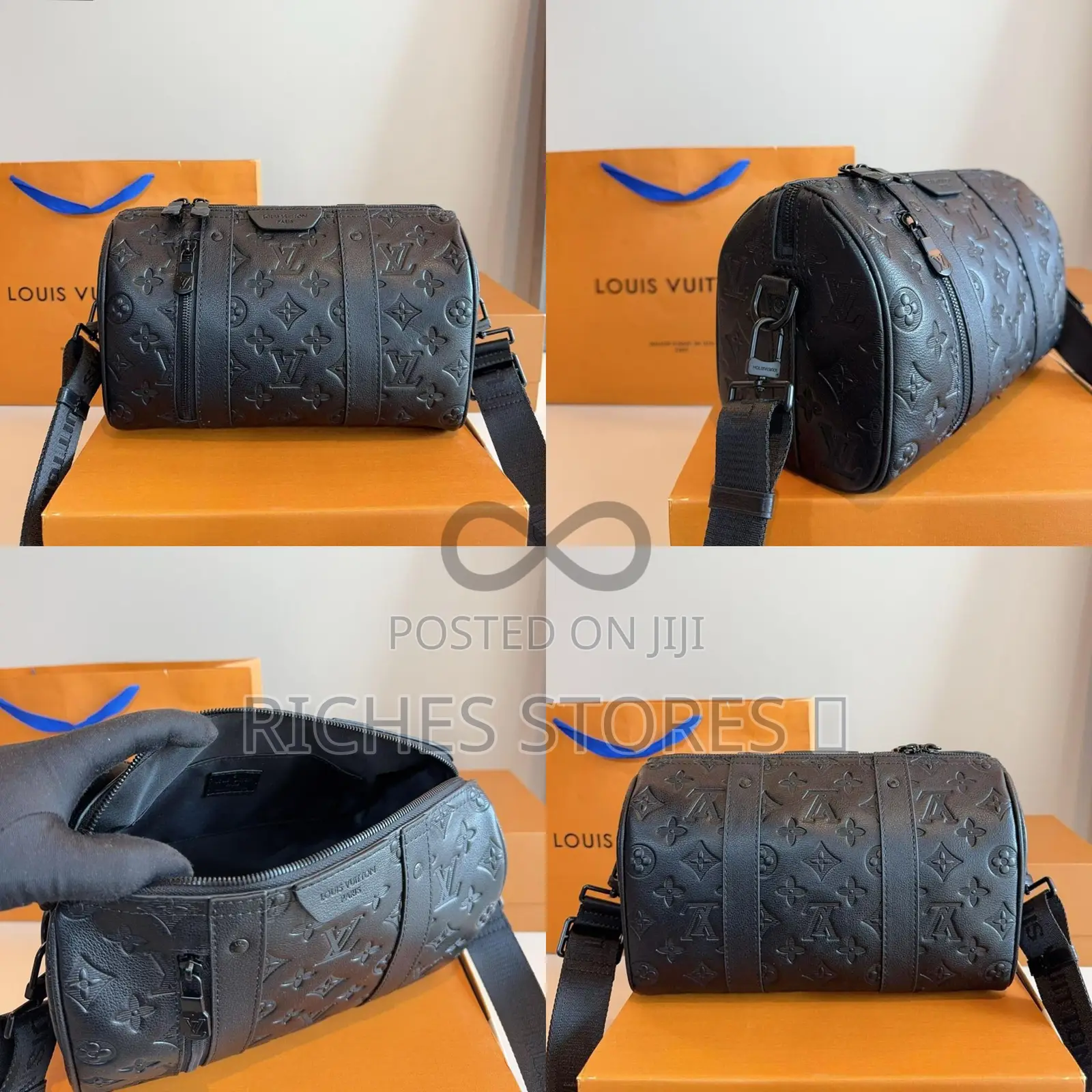 The City Keep-All Monogram Shadow Shadow Leather Cross Bag