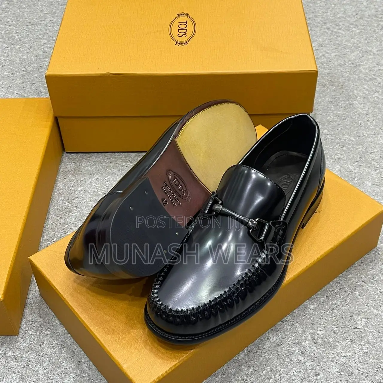 Italian Original Leather Tod's Shoes For Men 40-46