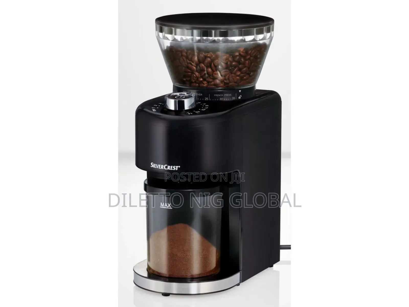 Silvercrest Electric Coffee Grinder, Conical Burr Coffee Grinder