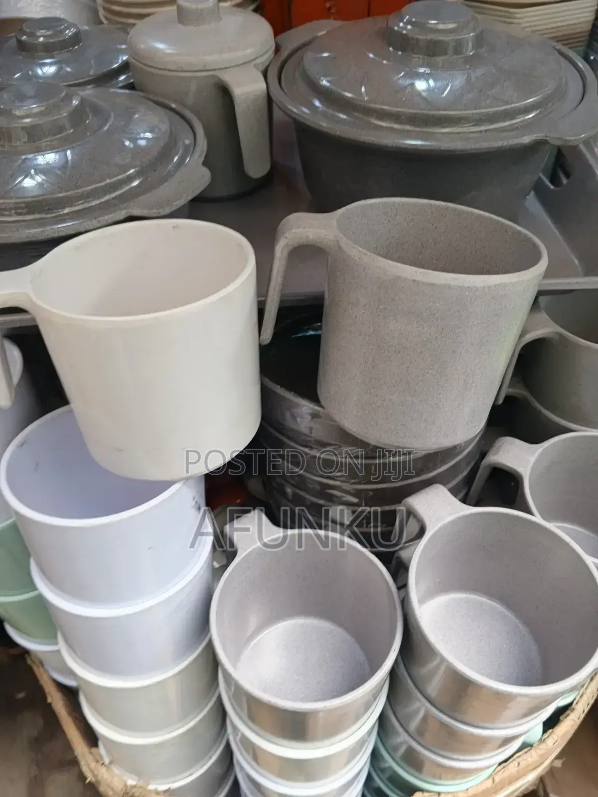 Ceramic Water Cup With Handle 12pcs