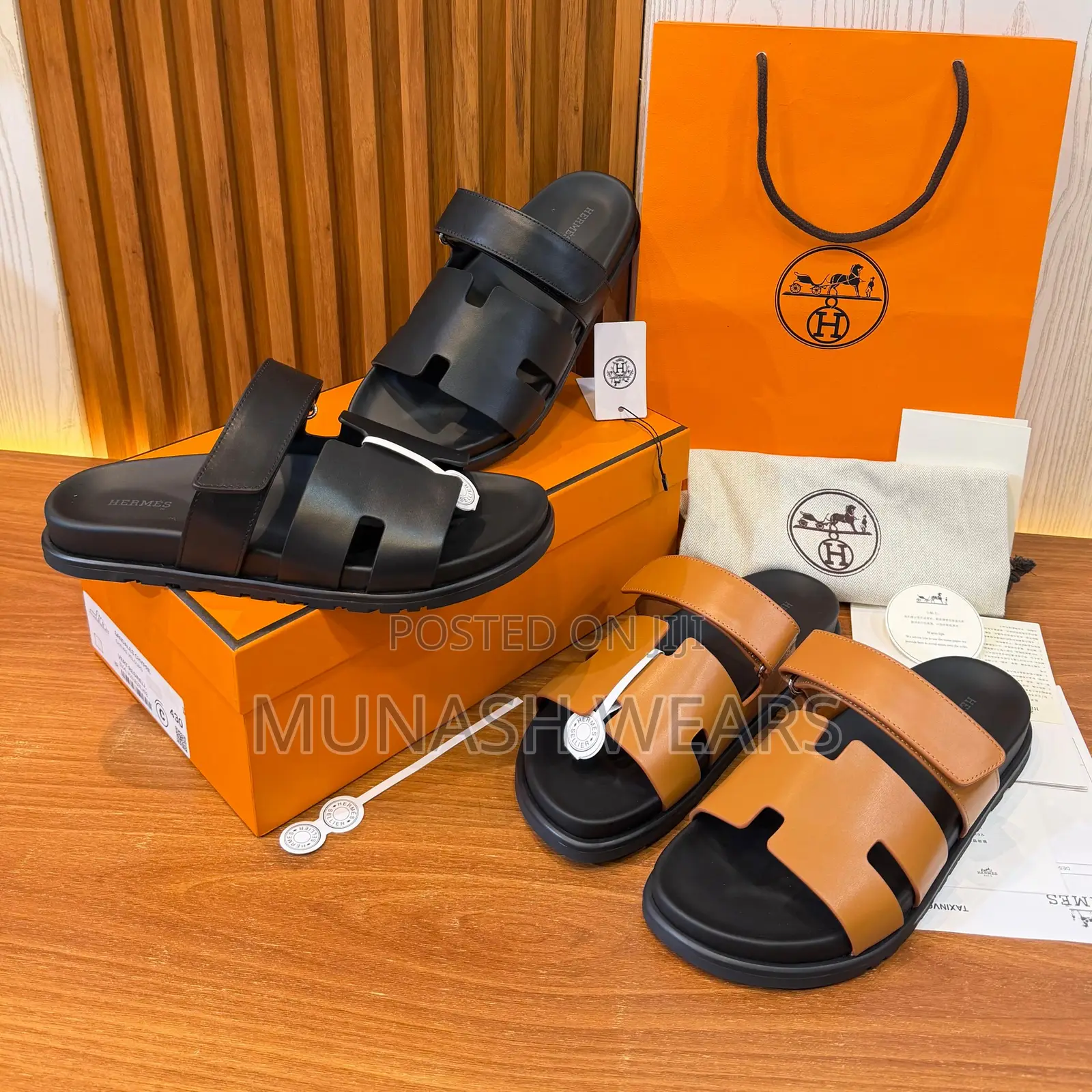 Original Leather Hermes Calfskin Palm 40-48