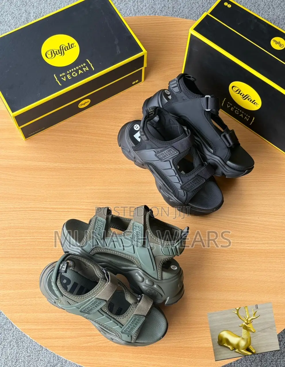 Buffalo Classic Sandal 40-46 Original Leather
