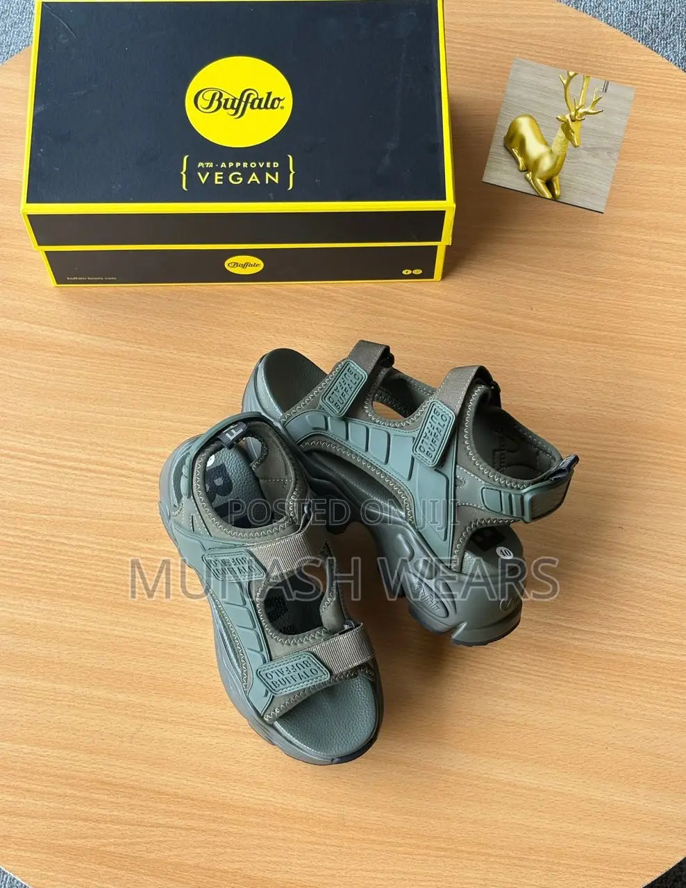 Buffalo Classic Sandal 40-46 Original Leather