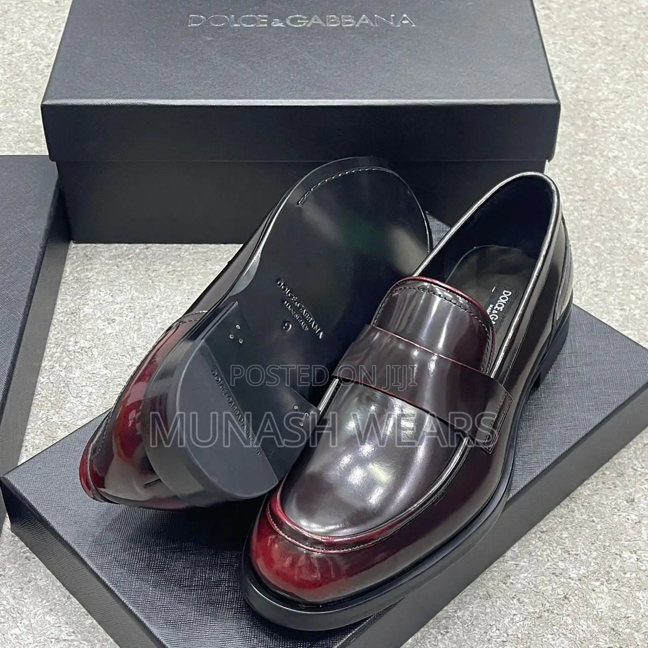 Classic Italian D&G Leather Shoes For Men 40-46