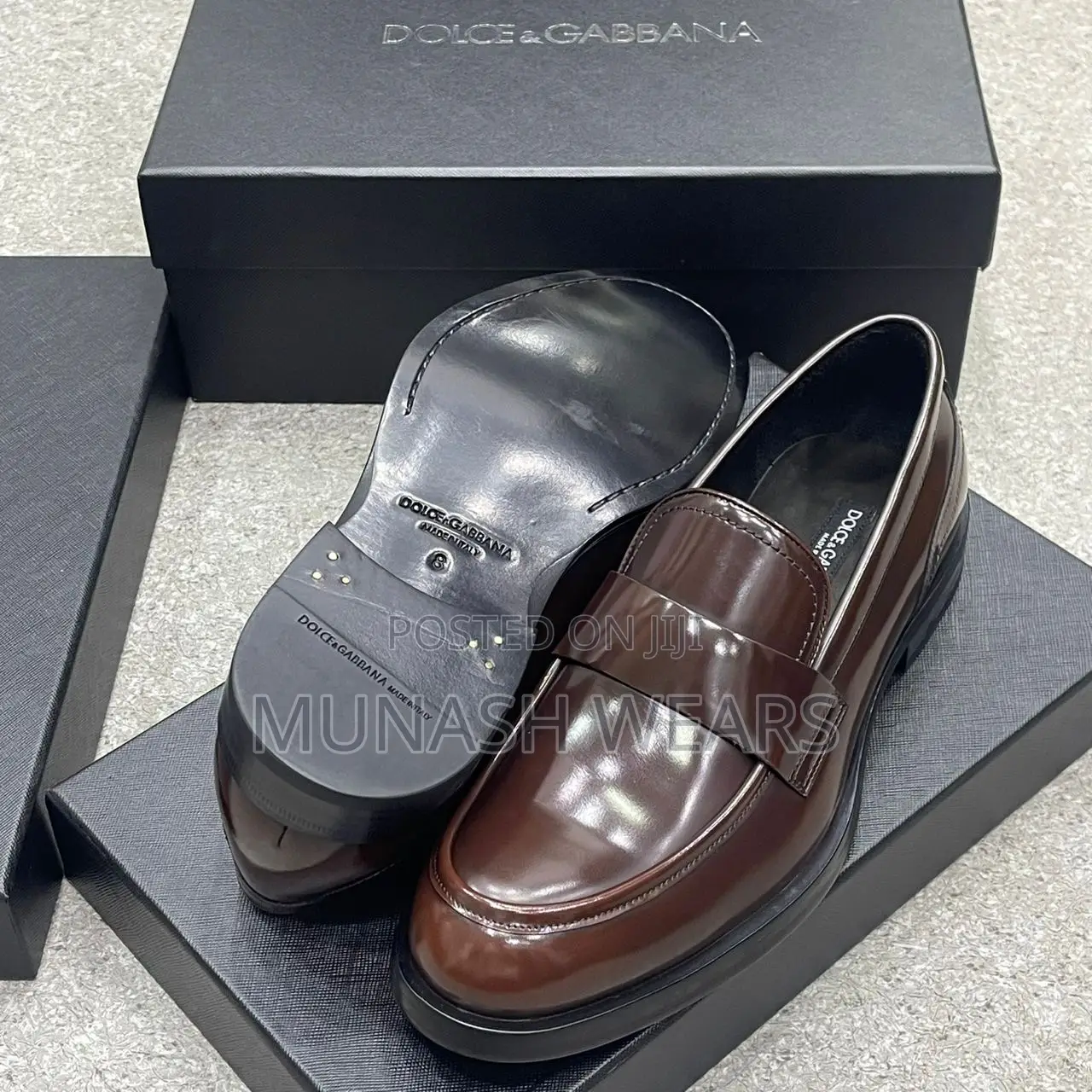 Classic Italian D&G Leather Shoes For Men 40-46
