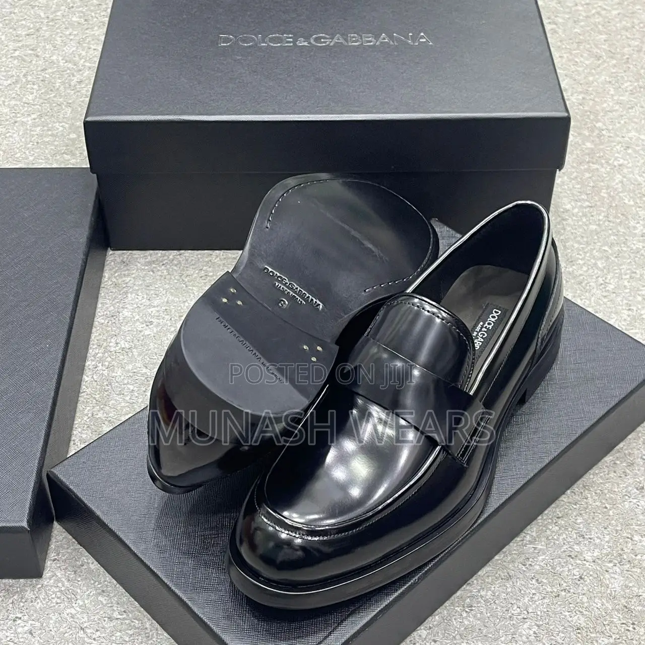 Classic Italian D&G Leather Shoes For Men 40-46