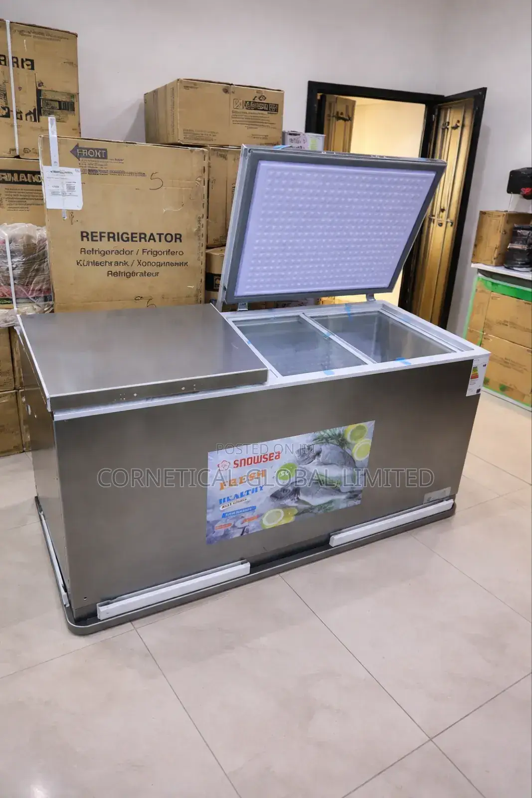 Snowsea 600 Litres Horizontal Chest/Deep Freezer Bd-700g