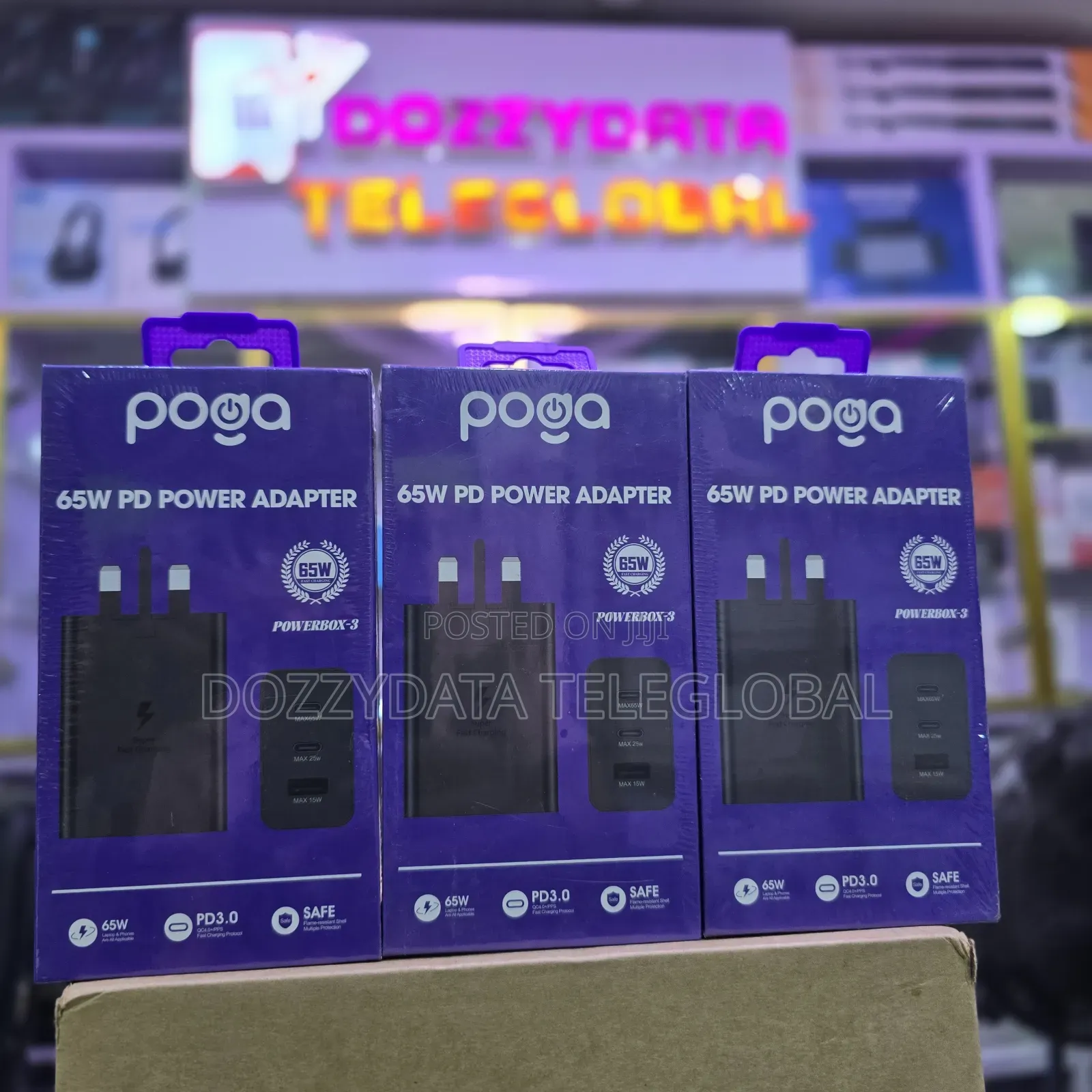 Poga 65w Pd Power Adapter Powerbox-3 Charger