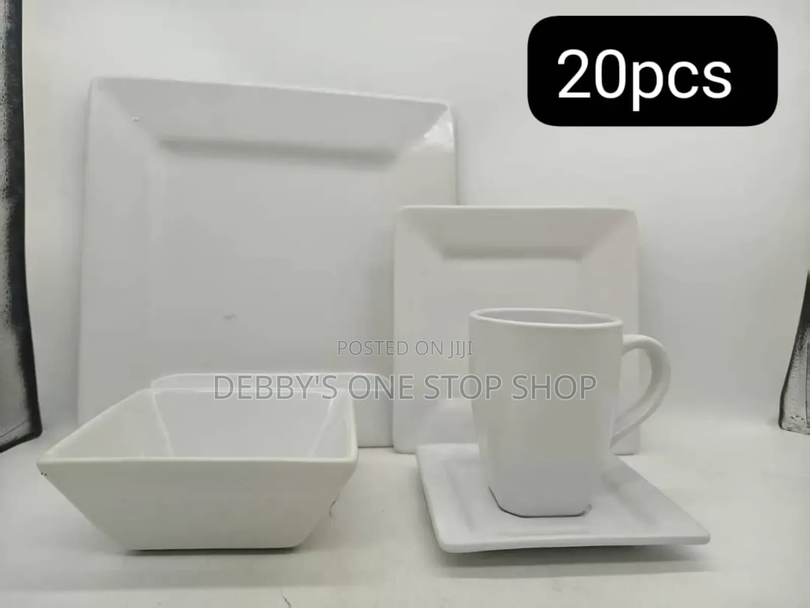 20 PCS Square Dinner Set