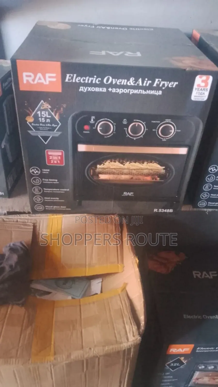 Raf 2 in 1 Electric Air Fryer and Oven 15l R 5348b