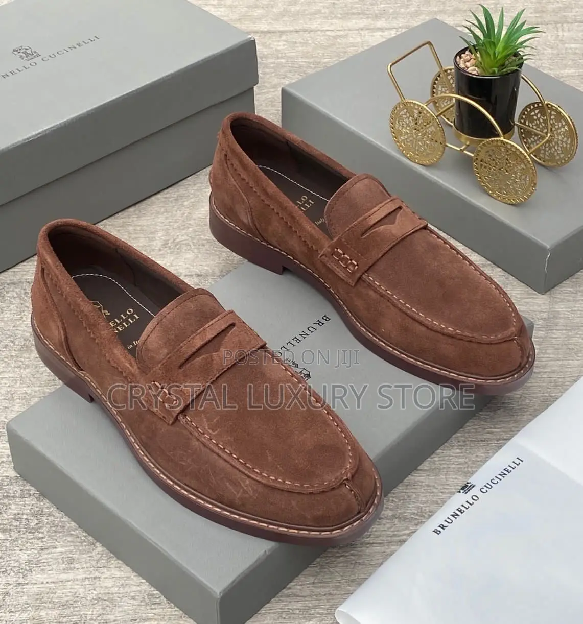 Brunello Cucinelle Quality Luxury Men Loafers