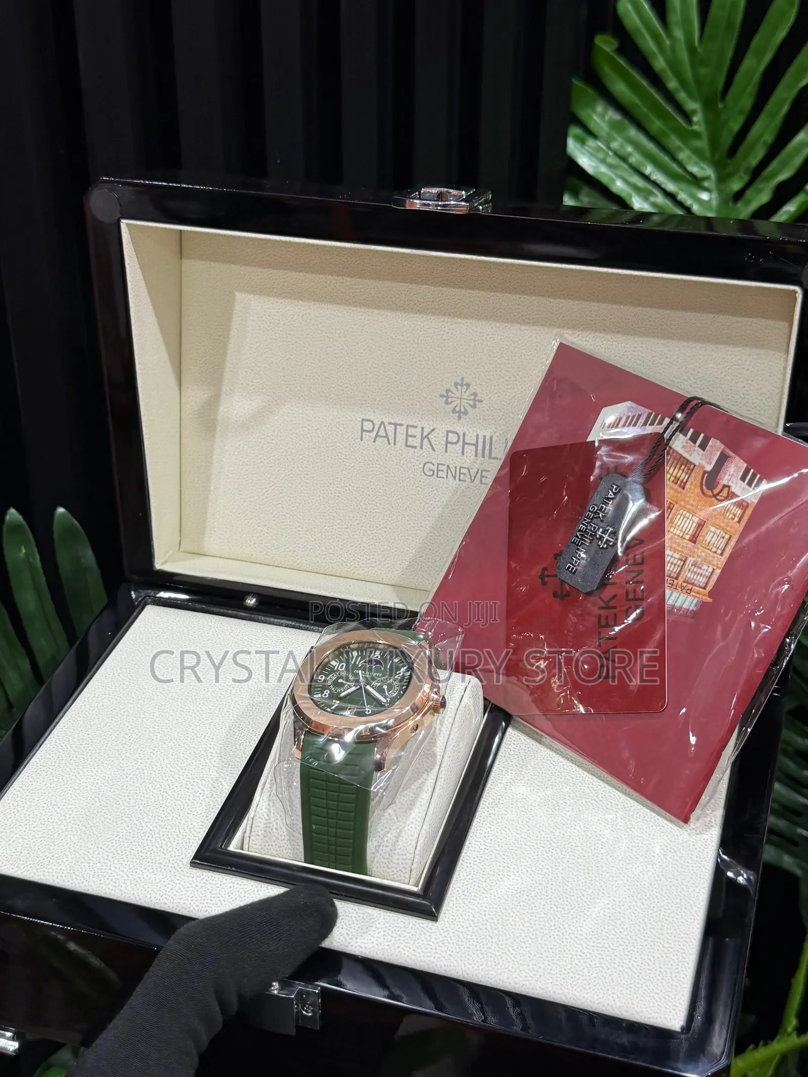 Patek Philippe Quality Luxury Rubber Strap Wristwatch