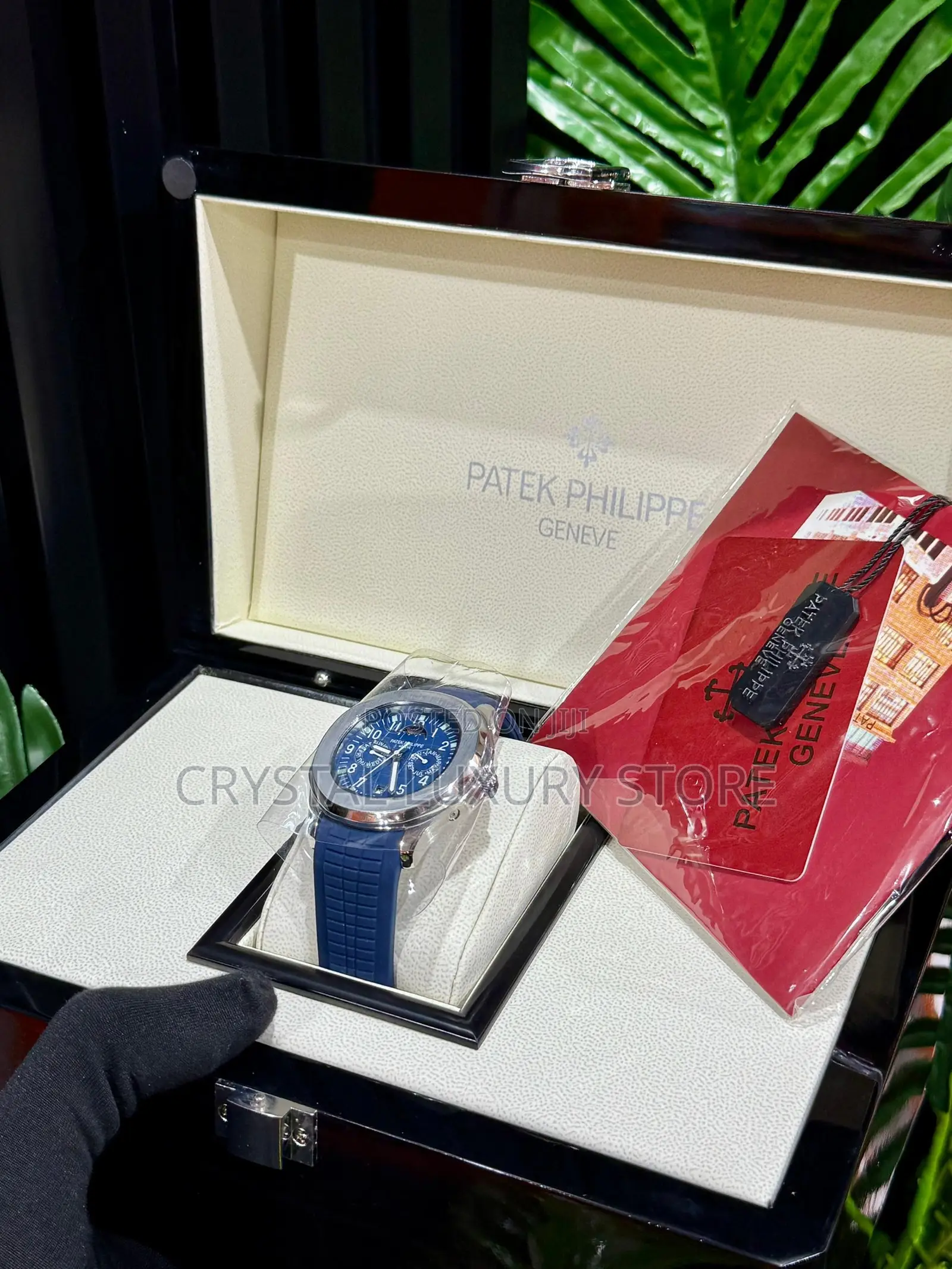 Patek Philippe Quality Luxury Rubber Strap Wristwatch