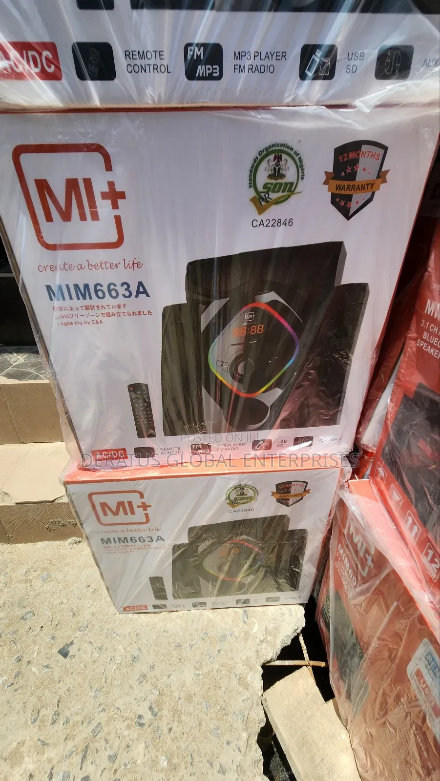 Mi+ High Bass Home Theater Quality System