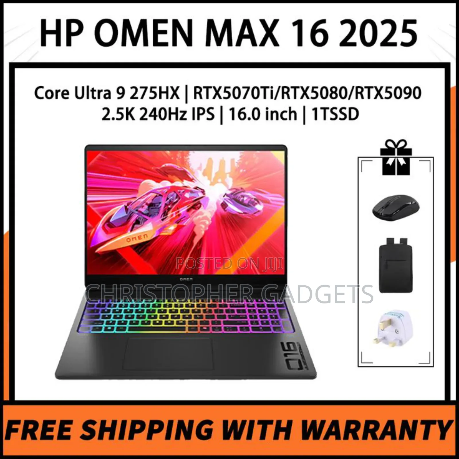 Laptop HP Omen Max 16 32GB Intel Core Ultra 9 SSD 2T