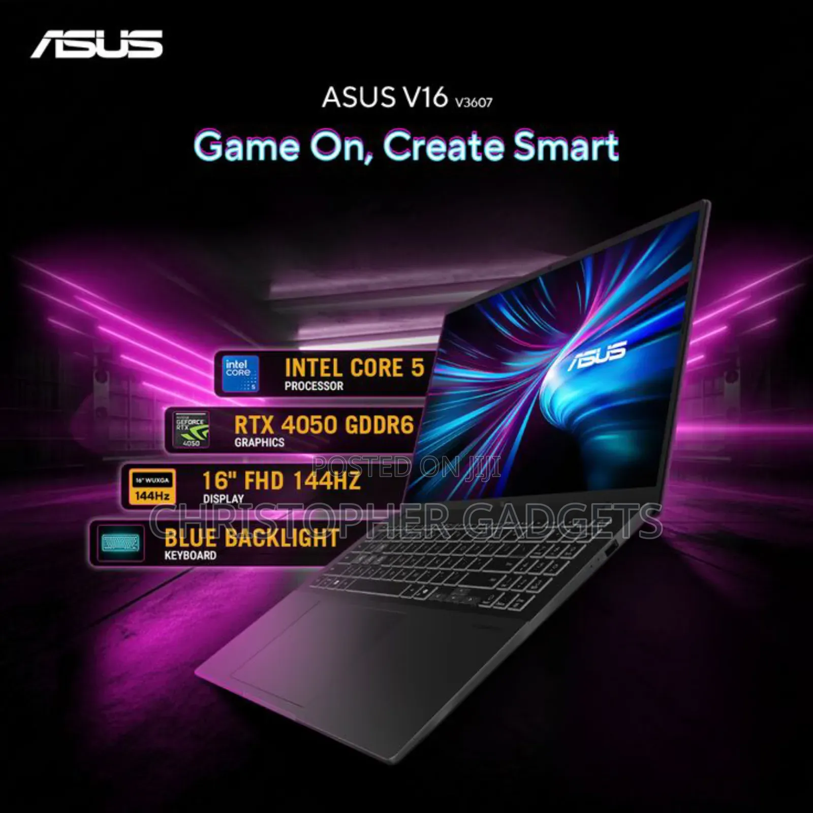 New Laptop Asus TUF Gaming A15 16GB AMD Ryzen 7 SSD 1T