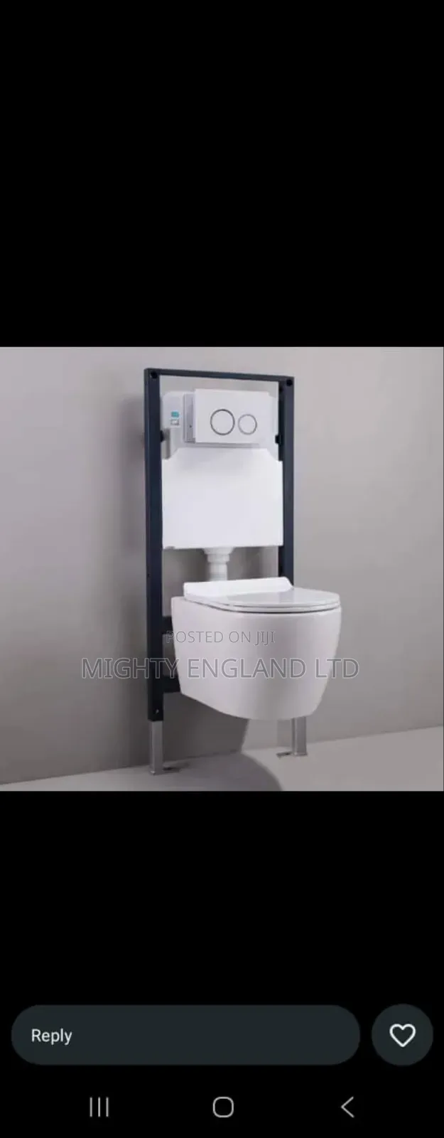 Wall-hung Toilet With Concealed Tank And Carrier System