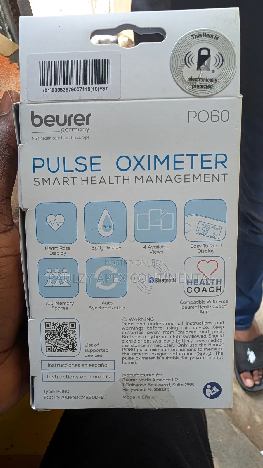 Beurer Finger Pulse Oximeter