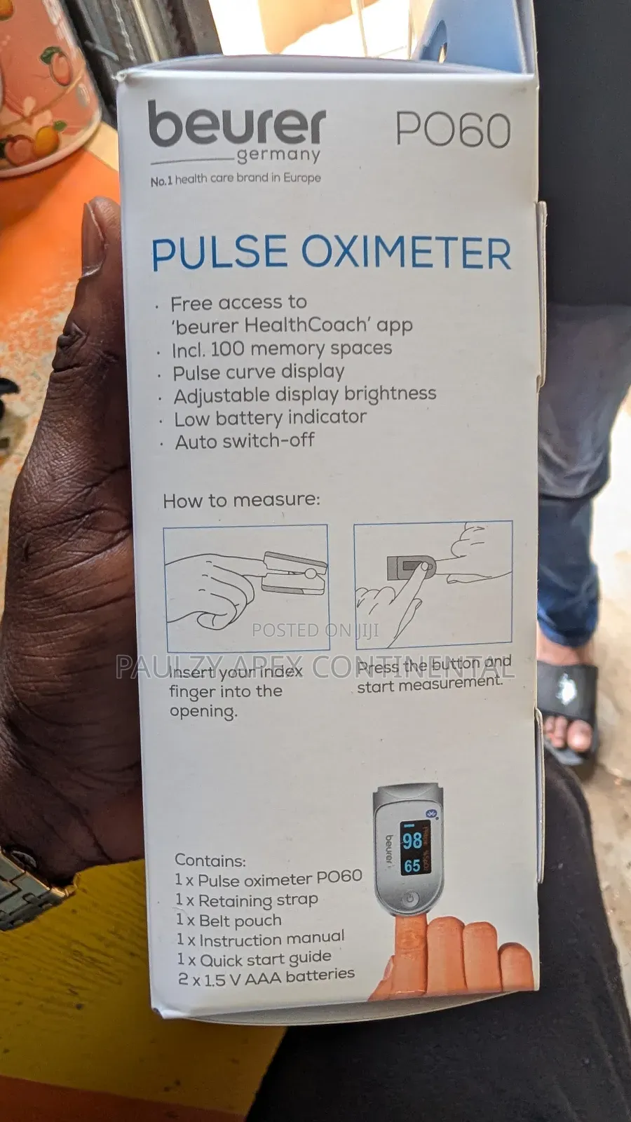 Beurer Finger Pulse Oximeter