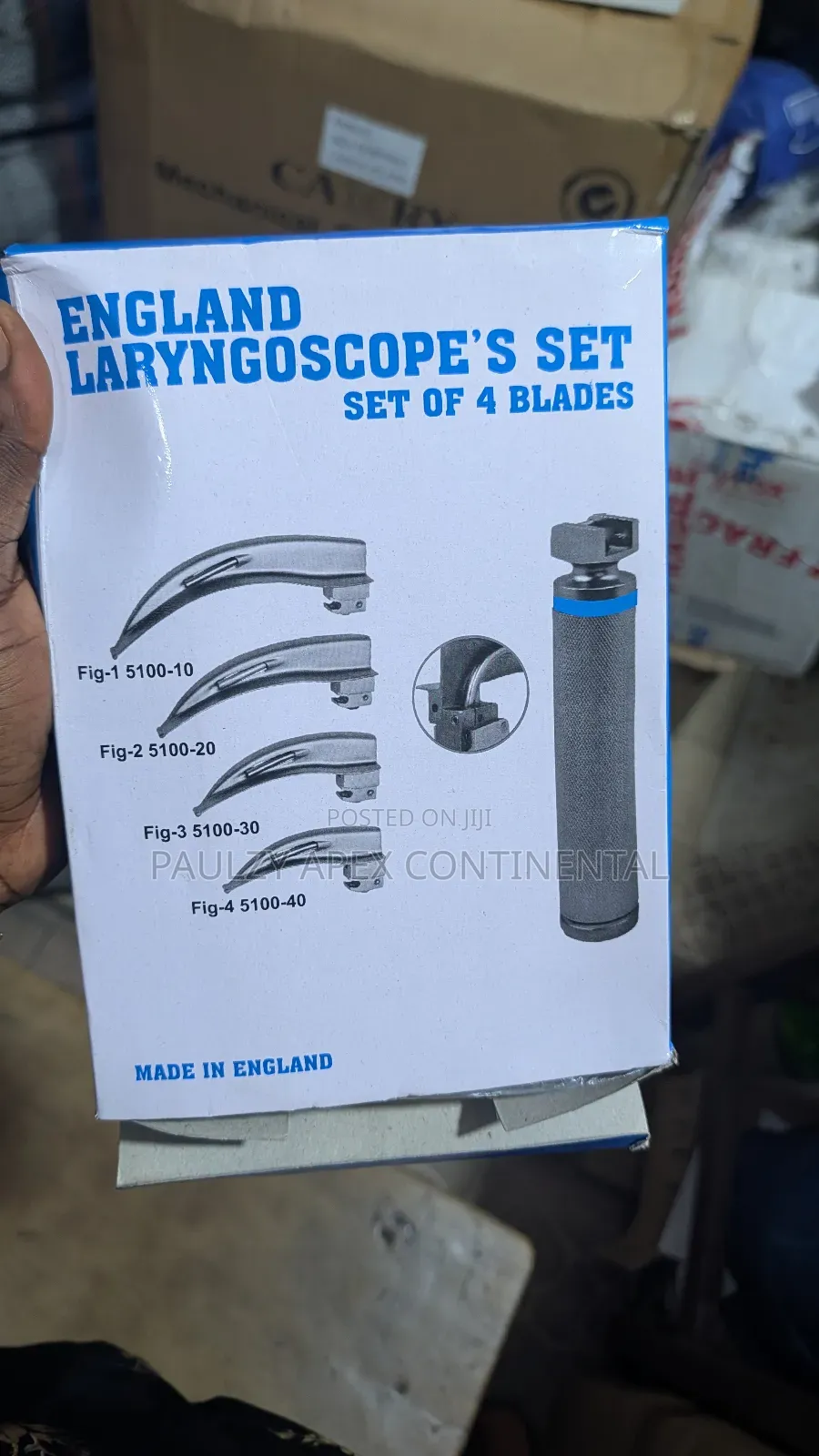 Laryngoscope Set 4 Blades