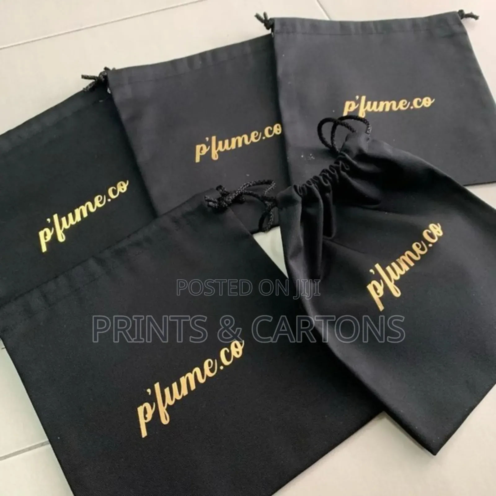 Branded Drawstring Jewelry Bag