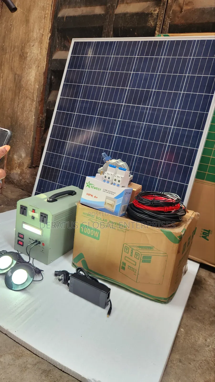 Portable All Top 1000watts Solar Generator With Panel