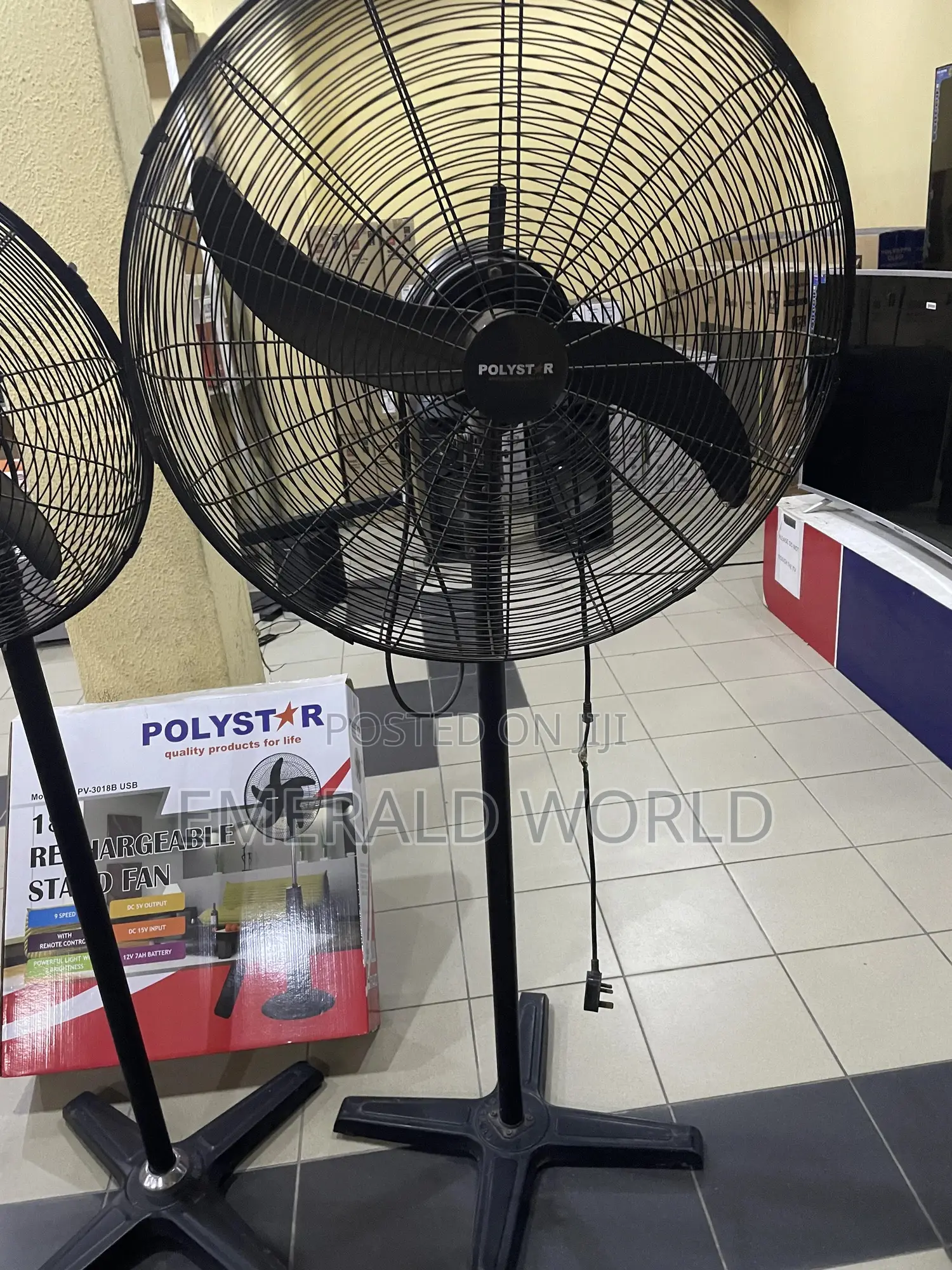 Polystar 26”Industrial Standing Fan