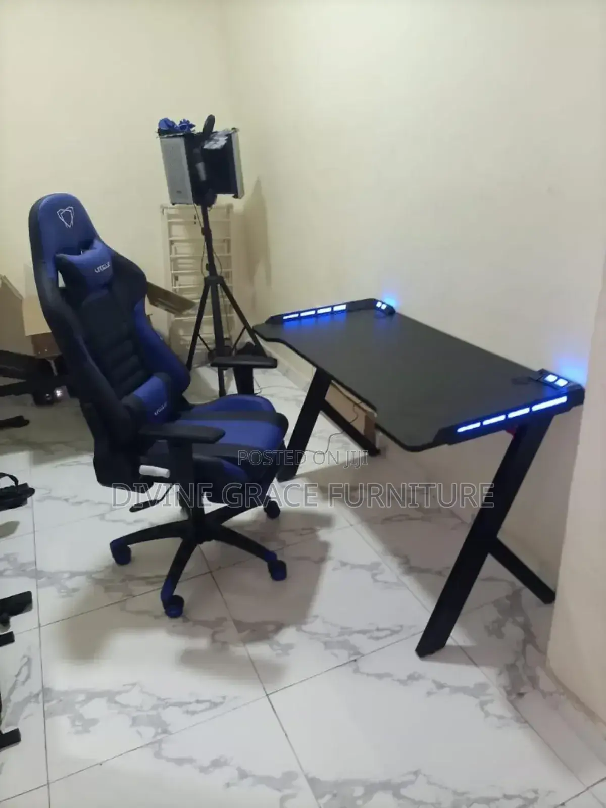 Gaming Chair and Tables