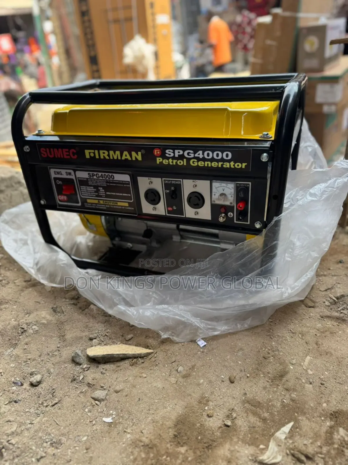 Super Strong Firman 4.5kva Petrol Generator – 100% Copper Coil