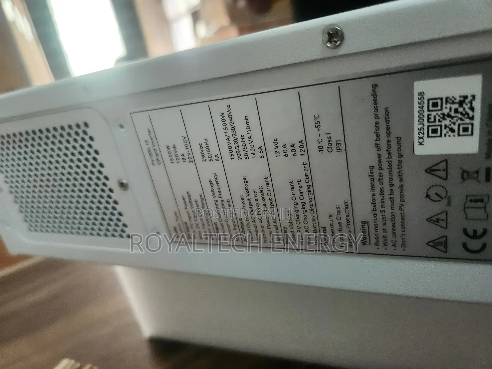 Haisic 1.5kva 12v Hybrid Solar Inverter
