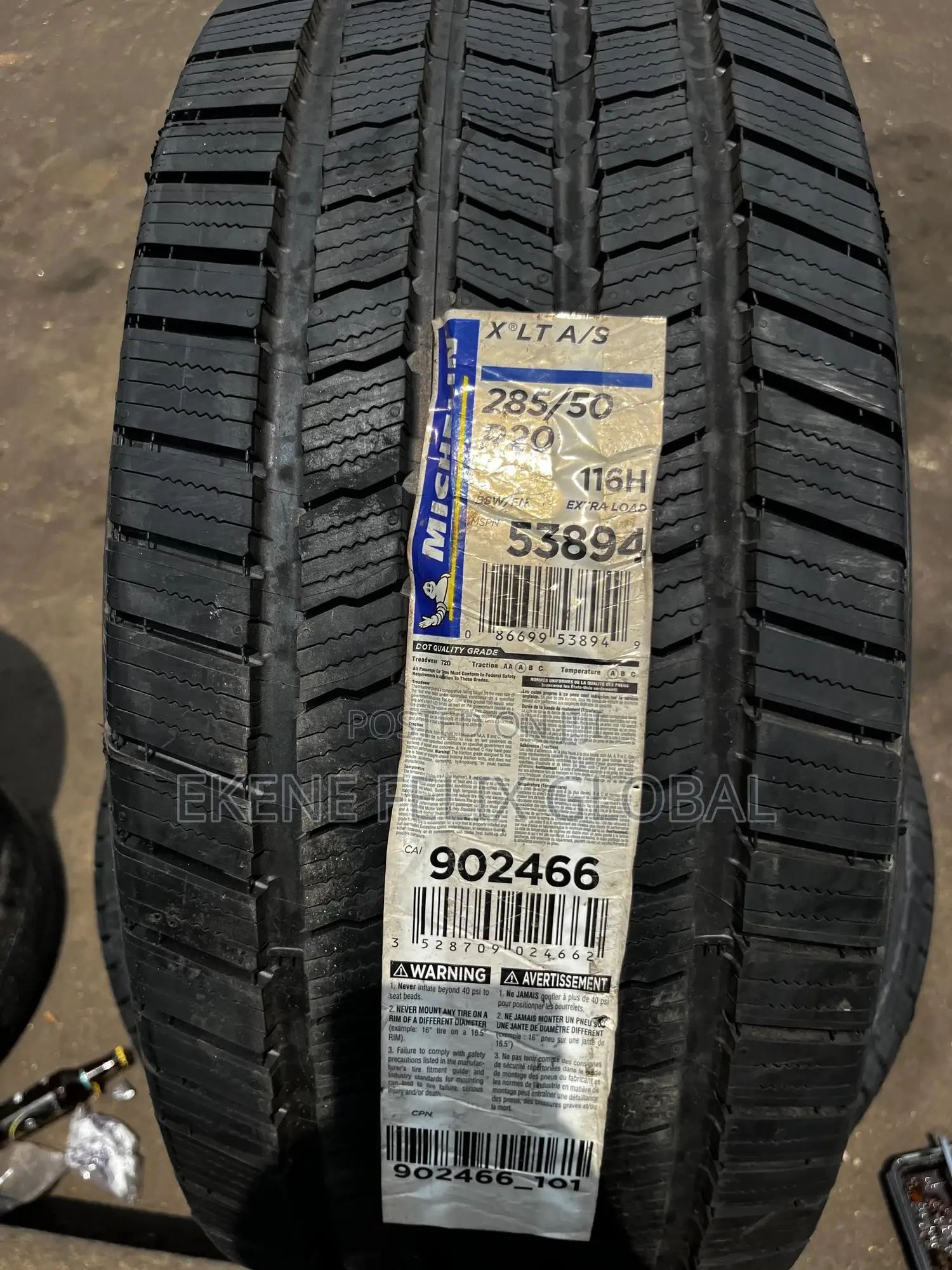 285/50/20 Michelin