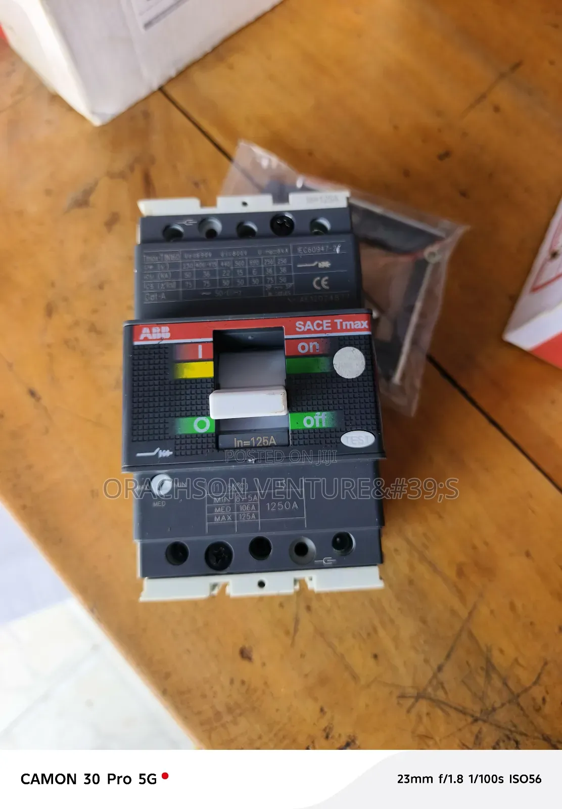 125amps 3pole Mccb