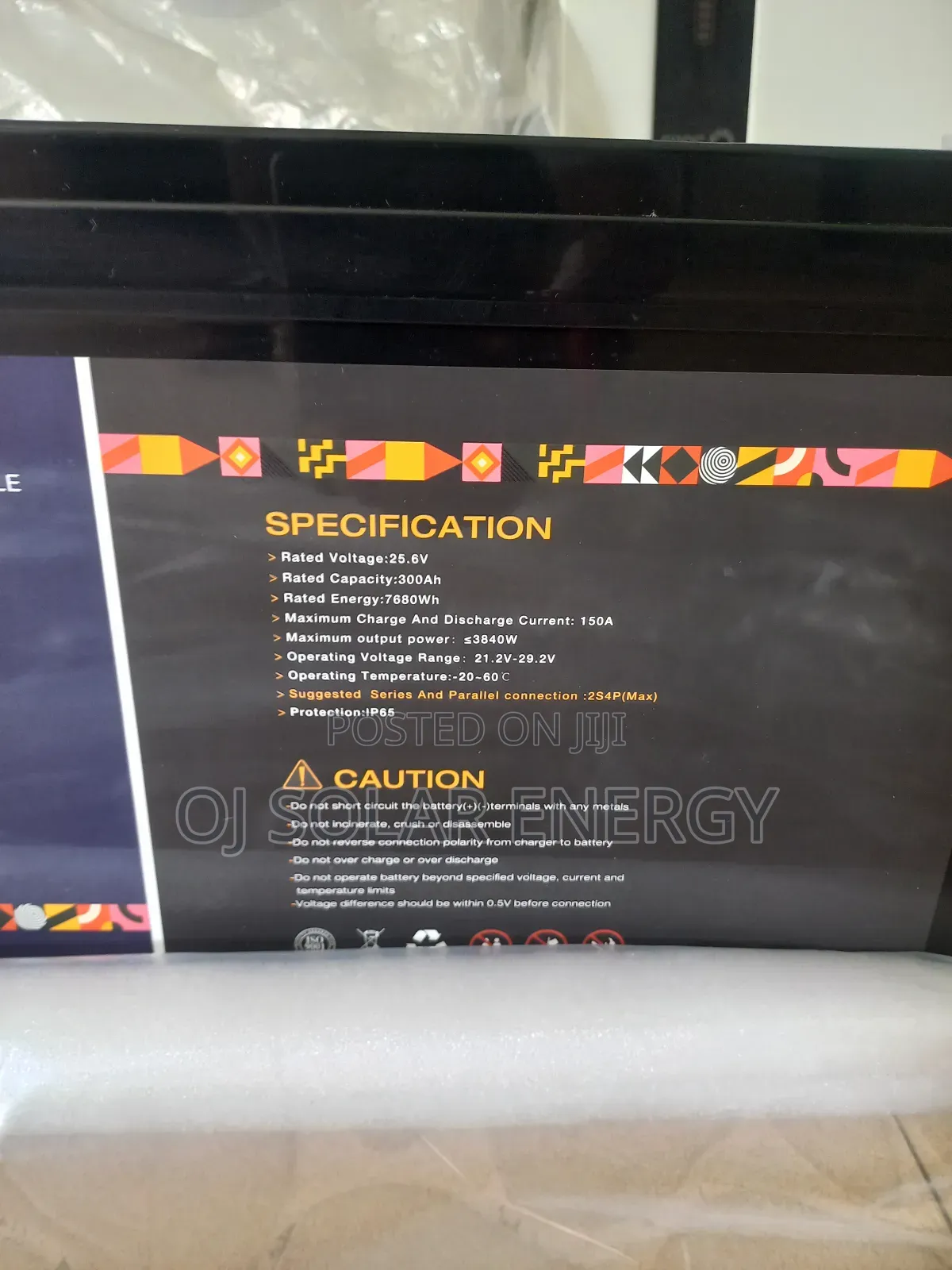 Sungene 7680wh Solar Lithium Battery