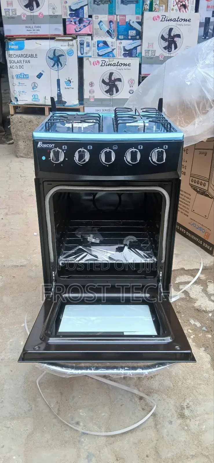 Boscon 50by50 /3gas +1electric Standing Cooker With Oven