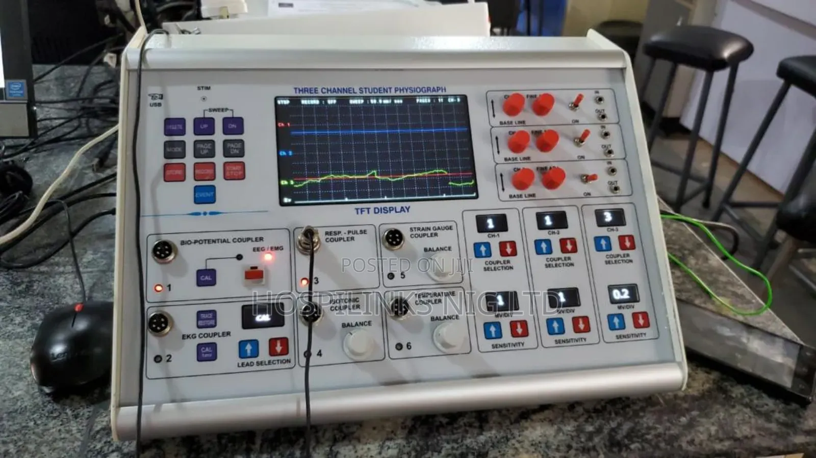 4 Channels Physiograh
