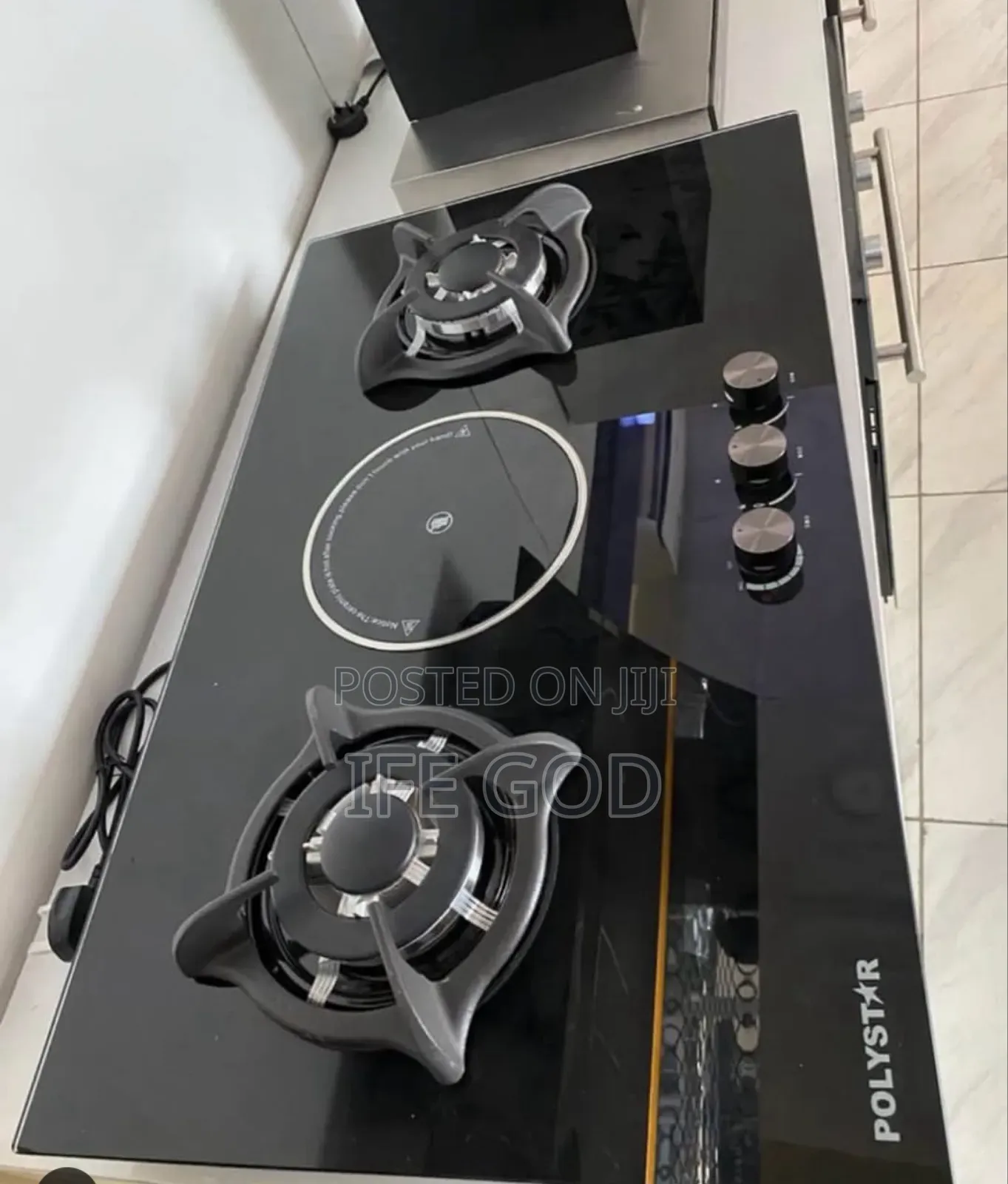 Original Polystar Built-in Premium Luxury 90cm 2+1 Gas & Ele Cooker