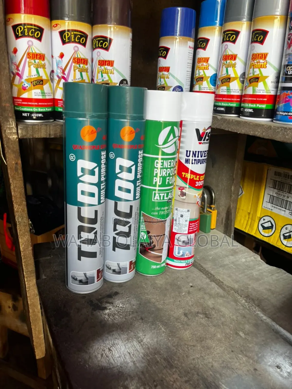 Pu Expanding Foam Sealant 750ml (Visa / Atlas / Tocdo)