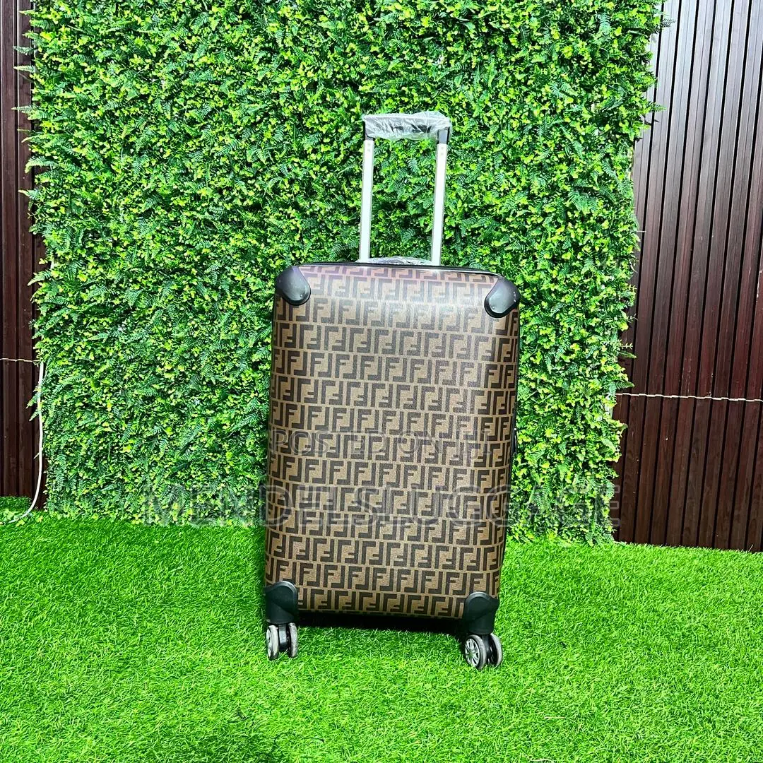 Brown Monogram Hard Case Travel Suitcase With Spinner Wheels
