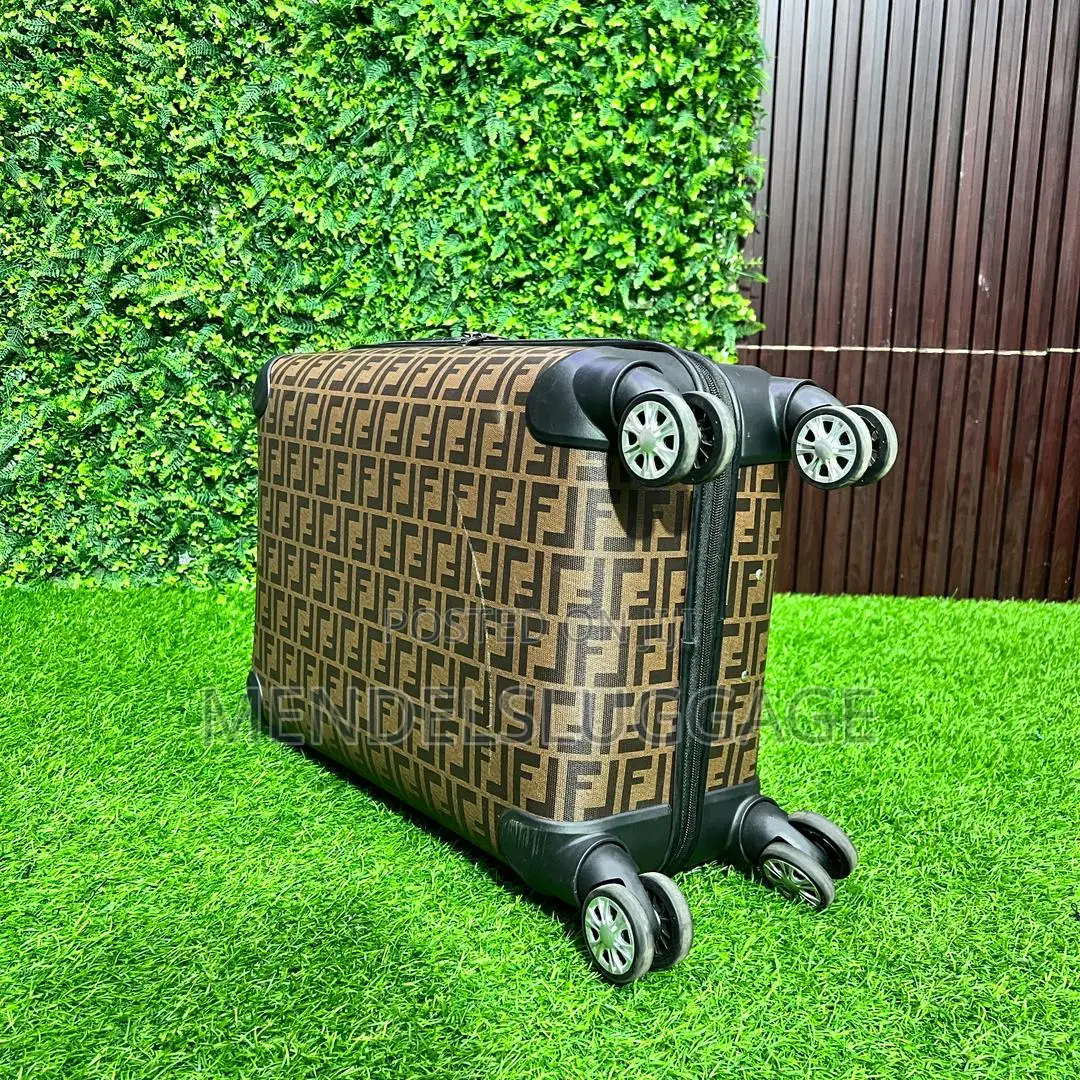 Brown Monogram Hard Case Travel Suitcase With Spinner Wheels